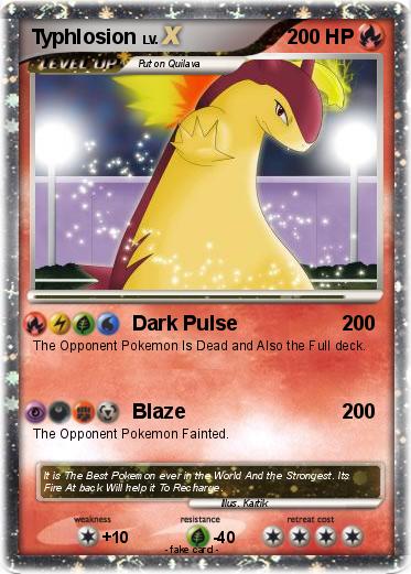 Pokemon Typhlosion