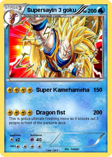 Pokemon Supersayin 3 goku