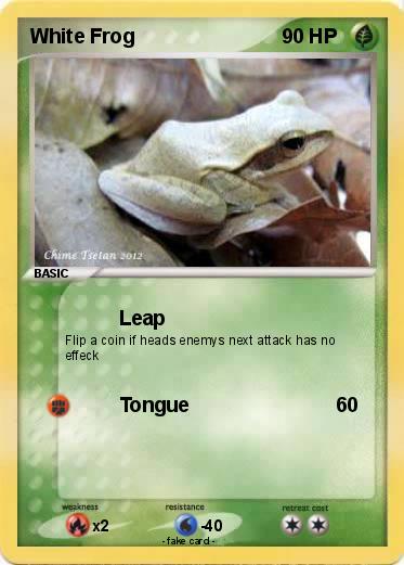 Pokemon White Frog