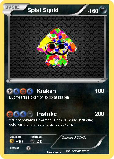 Pokemon Splat Squid