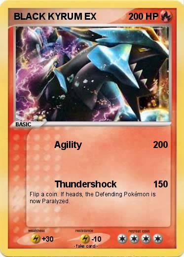 Pokemon BLACK KYRUM EX