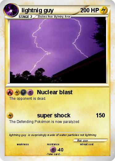 Pokemon lightnig guy