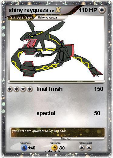 Pokemon shiny rayquaza