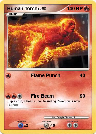 Pokemon Human Torch