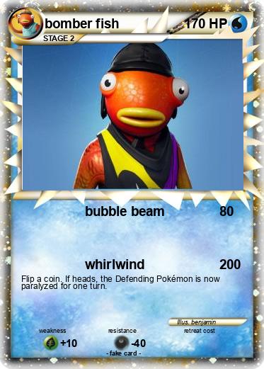 Pokemon bomber fish