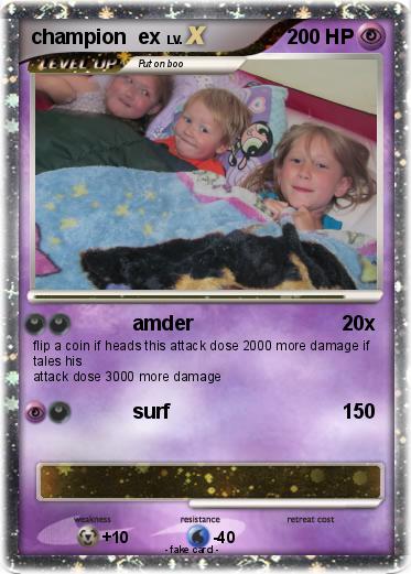 Pokemon champion  ex