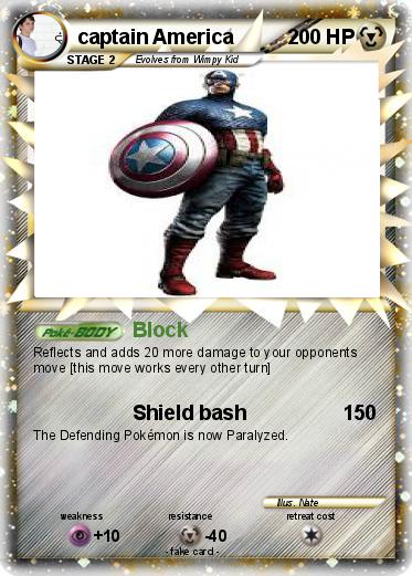 Pokemon captain America