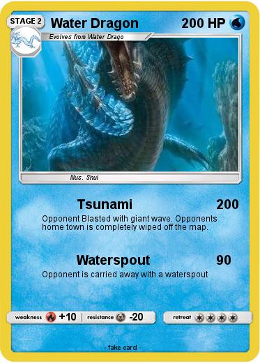 Pokemon Water Dragon