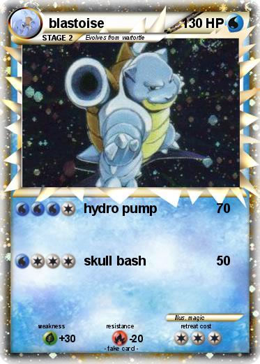 Pokemon blastoise
