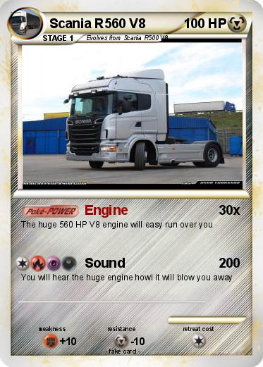 Pokemon Scania R560 V8