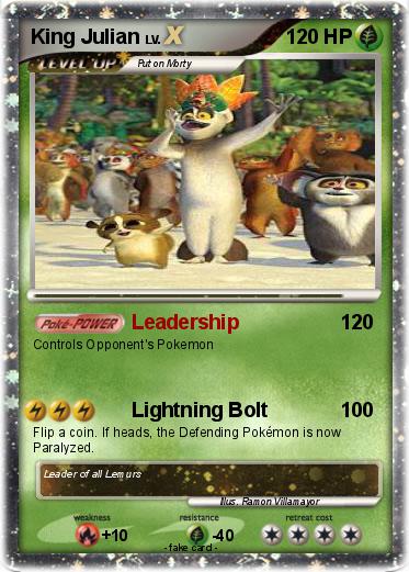 Pokemon King Julian