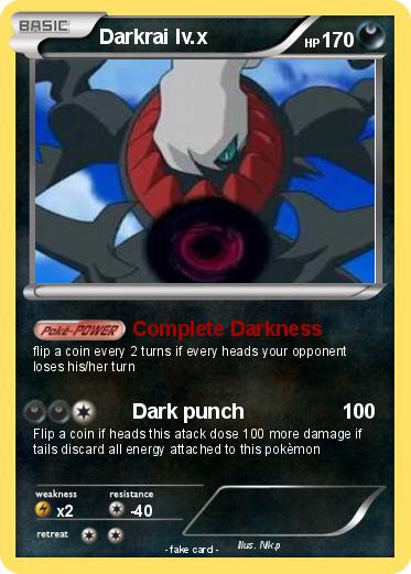 Pokemon Darkrai lv.x