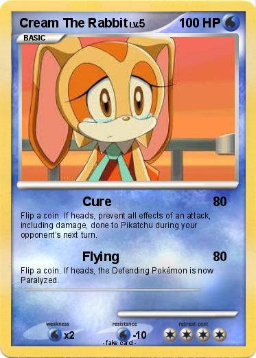 Pokemon Cream The Rabbit
