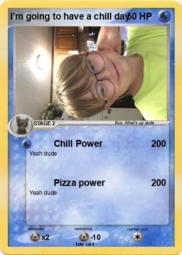 Pokemon I’m going to have a chill day