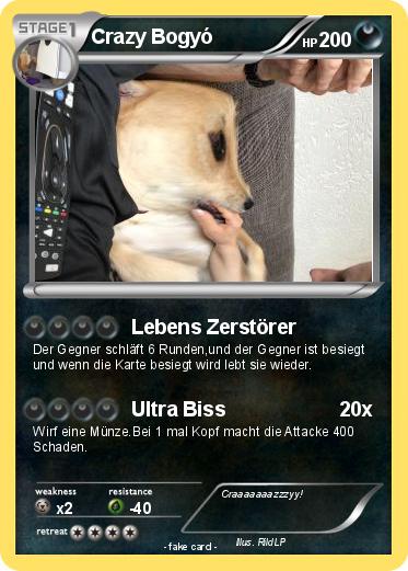 Pokemon Crazy Bogyó