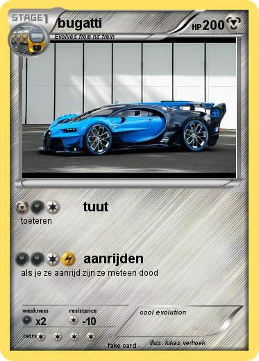 Pokemon bugatti