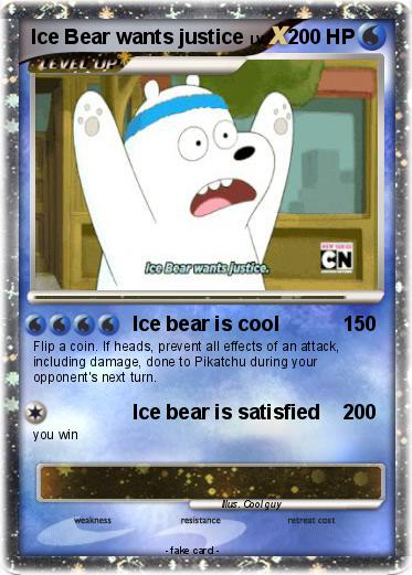 Pokemon Ice Bear wants justice
