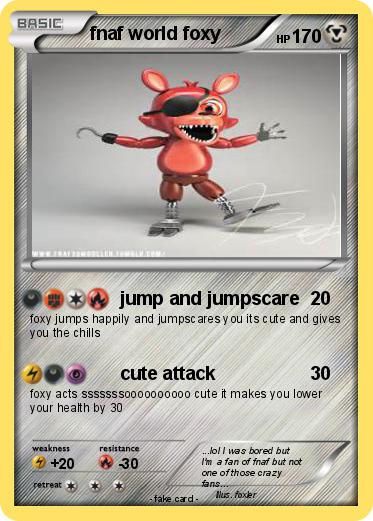 Pokemon fnaf world foxy