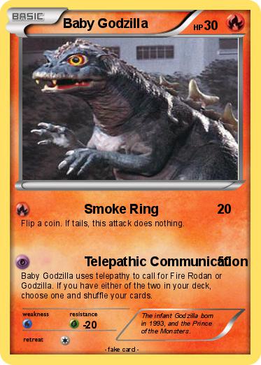 Pokemon Baby Godzilla