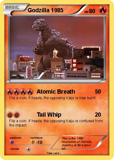 Pokemon Godzilla 1985