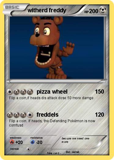 Pokemon witherd freddy