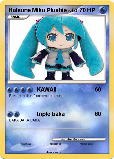 Pokemon Hatsune Miku Plushie