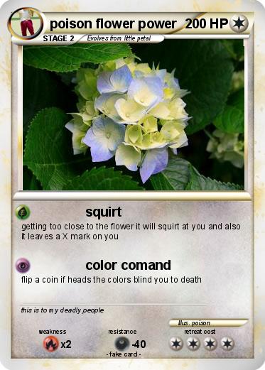 Pokemon poison flower power