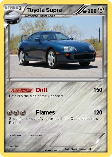 Pokemon Toyota Supra