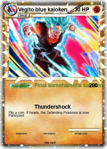 Pokemon Vegito blue kaioken