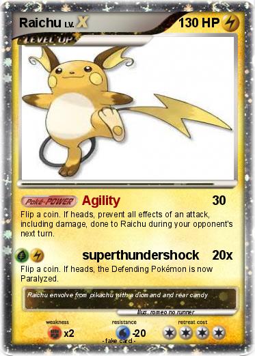 Pokemon Raichu