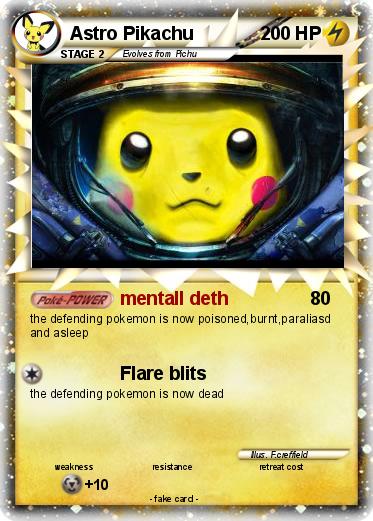 Pokemon Astro Pikachu