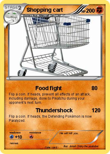 Pokemon Shopping cart