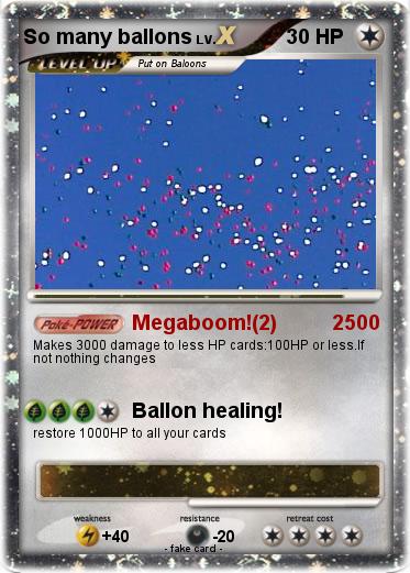 Pokemon So many ballons