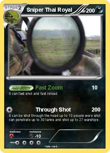 Pokemon Sniper Thai Royal