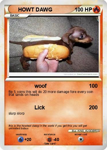 Pokemon HOWT DAWG