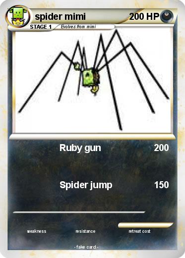 Pokemon spider mimi