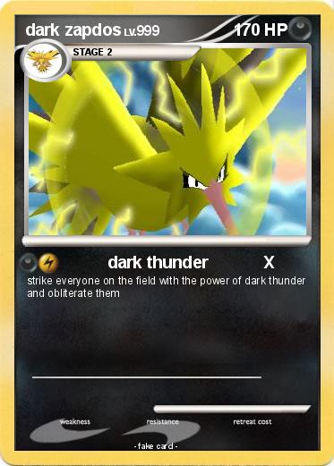 Pokemon dark zapdos
