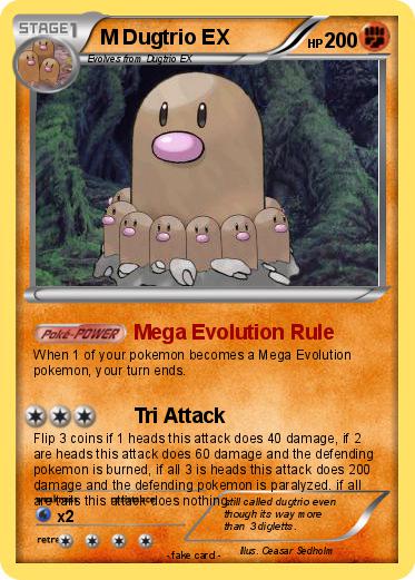 Pokemon M Dugtrio EX