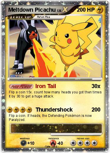 Pokemon Meltdown Picachu