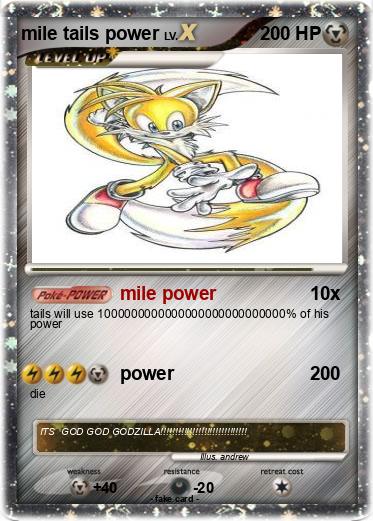 Pokemon mile tails power