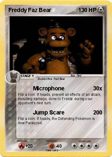 Pokemon Freddy Faz Bear