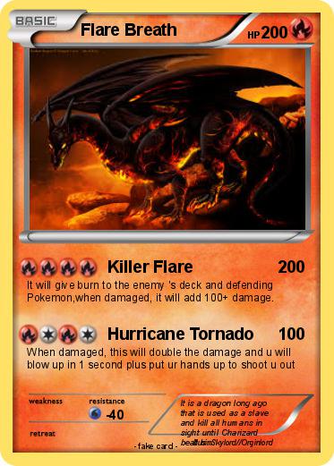 Pokemon Flare Breath