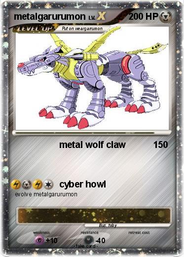 Pokemon metalgarurumon