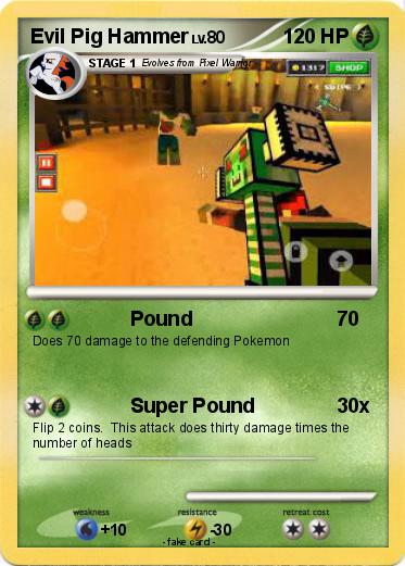 Pokemon Evil Pig Hammer