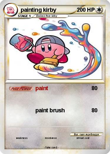 Pokemon painting kirby