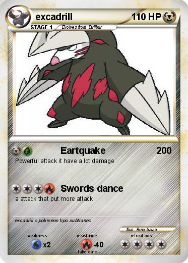 Pokemon excadrill