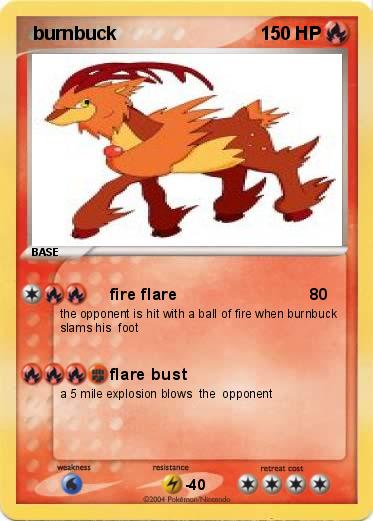 Pokemon  burnbuck 