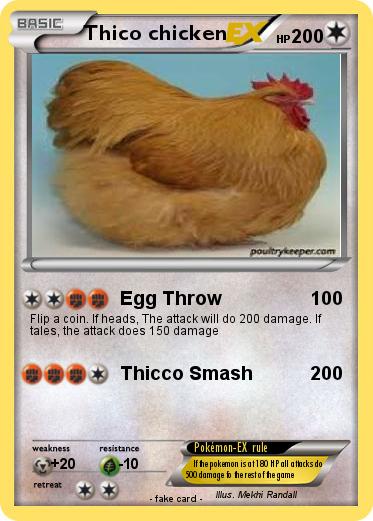 Pokemon Thico chicken