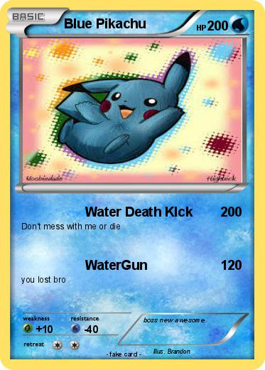 Pokemon Blue Pikachu