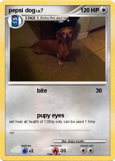 Pokemon pepsi dog